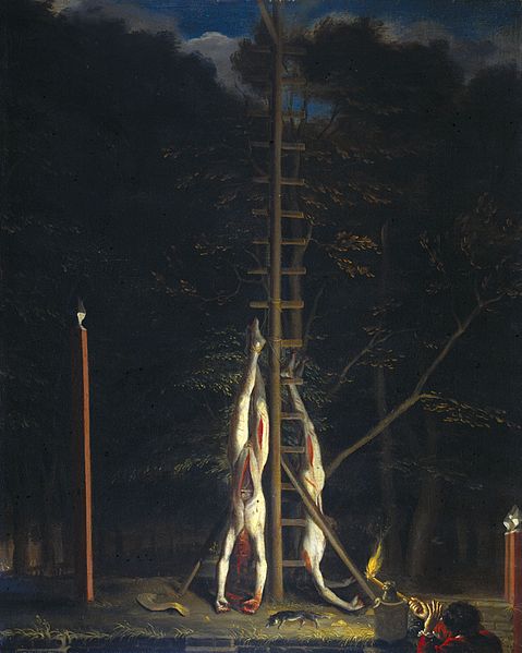 Execution of the Dewitt brothers at the Hague, 1672 CE, August 20 (attributed to Jan de Baen) (1633-1702) Rijksmuseum Amsterdam SK-A-15.